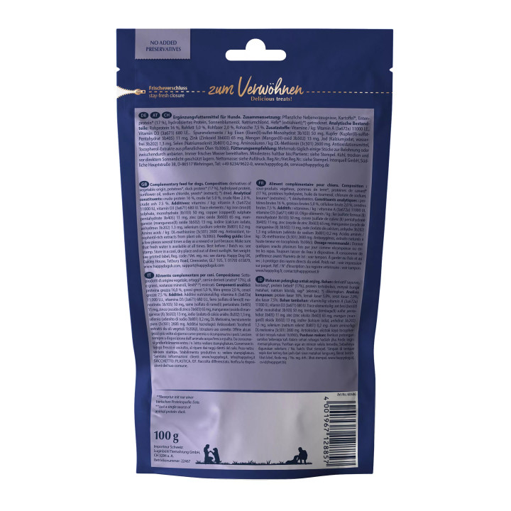 SoftSnack France 100g з качкою м'які Снеки для собак середніх та великих порід 100 г