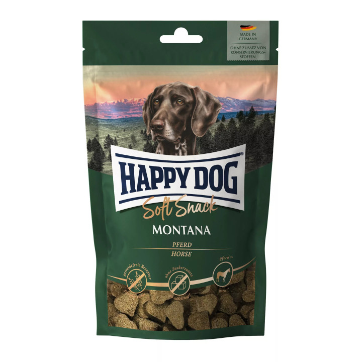SoftSnack Montana з кониною м'які Снеки для собак середніх та великих порід 100 г