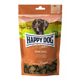 SoftSnack Toscana з качкою та лососем м'які Снеки для собак середніх та великих порід 100 г