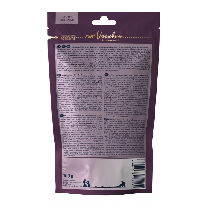 SoftSnack Ireland з лососем та кроликом м'які Снеки для собак середніх та великих порід 100 г