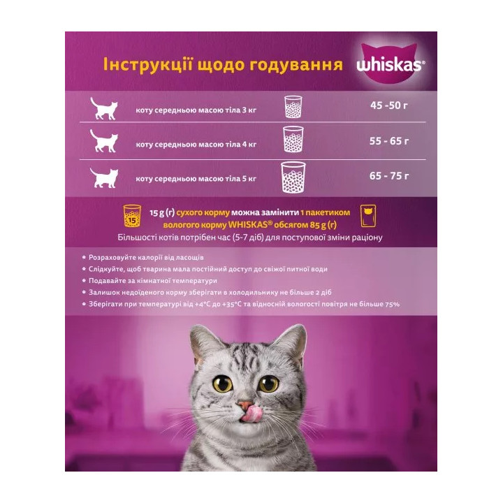 Сухий Корм Для Дорослих Кішок З Куркою 800 г